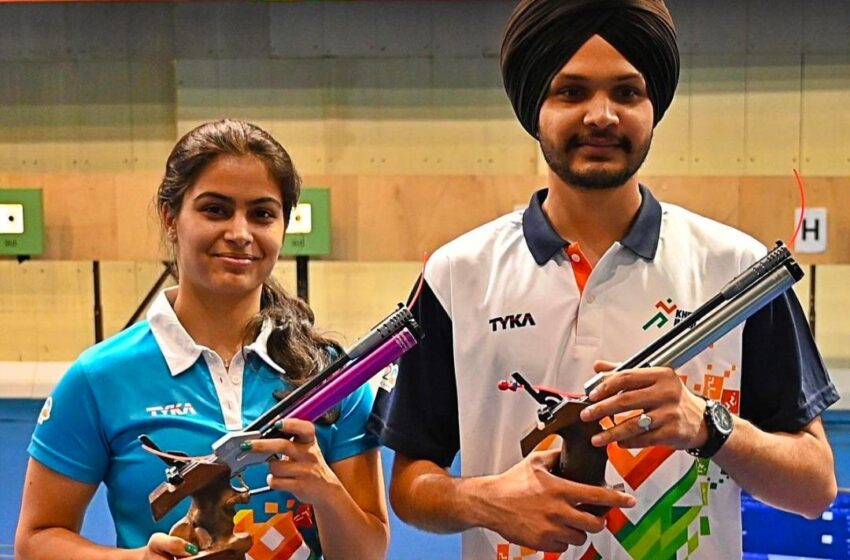  पेरिस ओलंपिक में मनु भाकर-सरबजोत सिंह की जोड़ी ने रचा इतिहास, भारत के लिए जीता दूसरा पदक